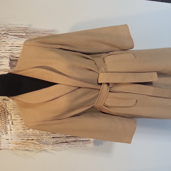 Neiman Marcus Jackets & Blazers - Vintage Vtg Neiman Marcus Fleurette 100% Camel Hair Belted Coat